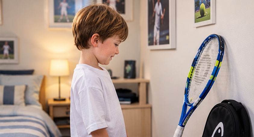 Temporary junior tennis activity image